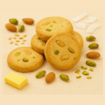 almond and pistachio cookies